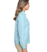 Harriton M580LW Ladies' Key West Long-Sleeve Perfo in Cloud blue