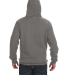 J America 8824 Adult Premium Fleece Pullover Hoode in Charcoal heather