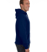 J America 8824 Adult Premium Fleece Pullover Hoode in Navy