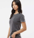 J America 8116 Ladies' Zen Jersey T-Shirt in Dark smoke