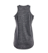 J America 8117 Ladies' Zen Jersey Tank in Dark smoke
