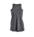 J America 8117 Ladies' Zen Jersey Tank in Dark smoke