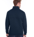 J America 8890 Adult Quilted Snap Pullover in Navy