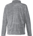 J America 8464 Unisex Boundary Shag Quarter Zip in Grey