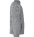 J America 8464 Unisex Boundary Shag Quarter Zip in Grey