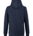 J America 8706 Ripple Fleece Pulllover Hooded Swea in Navy