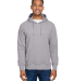J America 8706 Ripple Fleece Pulllover Hooded Swea in Oxford