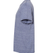 Jerzees 88M Adult Snow Heather T-Shirt in Denim