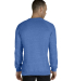 Jerzees 91M Adult Snow Heather French Terry Crewne in Royal