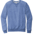 Jerzees 91M Adult Snow Heather French Terry Crewne in Royal