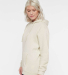 LA T 201Z Adult Pullover Fleece Hoodie in Natural heather