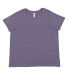LA T 3816 Ladies' Curvy Fine Jersey T-Shirt in Wisteria blckout