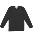 LA T 6918 Men's Fine Jersey Long-Sleeve in Black
