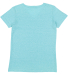 LA T 3591 Ladies' V-Neck Harborside Melange Jersey in Caribbean melange