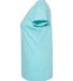 LA T 3591 Ladies' V-Neck Harborside Melange Jersey in Caribbean melange