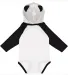 Rabbit Skins 4418 Infant Long Sleeve Fine Jersey B in White/ black