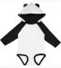 Rabbit Skins 4418 Infant Long Sleeve Fine Jersey B in White/ black