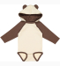 Rabbit Skins 4418 Infant Long Sleeve Fine Jersey B in Natural/ Brown