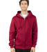 Threadfast Apparel 320Z Unisex Ultimate Fleece Ful in Burgundy