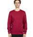 Threadfast Apparel 320C Unisex Ultimate Crewneck S in Burgundy