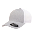 Yupoong-Flex Fit 110M Adult 110® Mesh Cap in Melange silver/ white