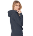 Next Level Apparel 9302 Unisex Malibu Pullover Hoo in Heather midnight navy