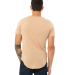 Bella + Canvas 3003 FWD Fashion Men's Curved Hem S in Heather sand dune