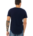 Bella + Canvas 3003 FWD Fashion Men's Curved Hem S in Navy