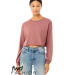 Bella + Canvas 6501 FWD Fashion Ladies' Cropped Lo in Mauve