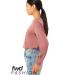 Bella + Canvas 6501 FWD Fashion Ladies' Cropped Lo in Mauve