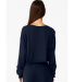 Bella + Canvas 6501 FWD Fashion Ladies' Cropped Lo in Navy