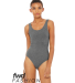 Bella + Canvas 0990 FWD Fashion Ladies' Bodysuit in Deep heather