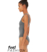 Bella + Canvas 0990 FWD Fashion Ladies' Bodysuit in Deep heather