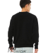 Bella + Canvas 3345 Unisex Sueded Drop Shoulder Sw in Black heather