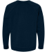 J America 8641 Adult Rival Crewneck Sweatshirt in Navy