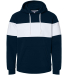 J America 8644 Men's Varsity Pullover Hooded Sweat in Navy