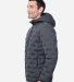 North End NE708 Men's Loft Puffer Jacket in Carbon/ black
