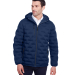 North End NE708 Men's Loft Puffer Jacket in Classic navy/ carbon