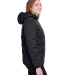 North End NE708W Ladies' Loft Puffer Jacket in Black/ carbon