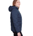 North End NE708W Ladies' Loft Puffer Jacket in Classic navy/ carbon