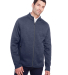 North End NE712 Men's Flux 2.0 Full-zip Jacket in Classic navy heather/ carbon