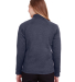 North End NE712W Ladies Flux 2.0 Full-zip Jacket in Classic navy heather/ carbon
