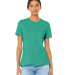 Bella + Canvas 6400 Ladies' Relaxed Jersey Short-S in Teal