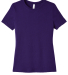 Bella + Canvas 6400 Ladies' Relaxed Jersey Short-S in Team purple