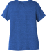 Bella + Canvas 6400 Ladies' Relaxed Heather CVC Sh in Heather true royal