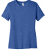 Bella + Canvas 6400 Ladies' Relaxed Triblend T-Shi in Blue triblend
