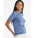 Bella + Canvas 6400 Ladies' Relaxed Triblend T-Shi in Blue triblend