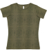 LA T 3516 Ladies' Fine Jersey T-Shirt in Green reptile
