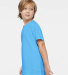 LA T 6101 Youth Fine Jersey T-Shirt in Aqua