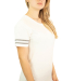Gildan 500VTL Heavy Cotton™ Ladies' Victory T-Sh in White/ graphite heather
